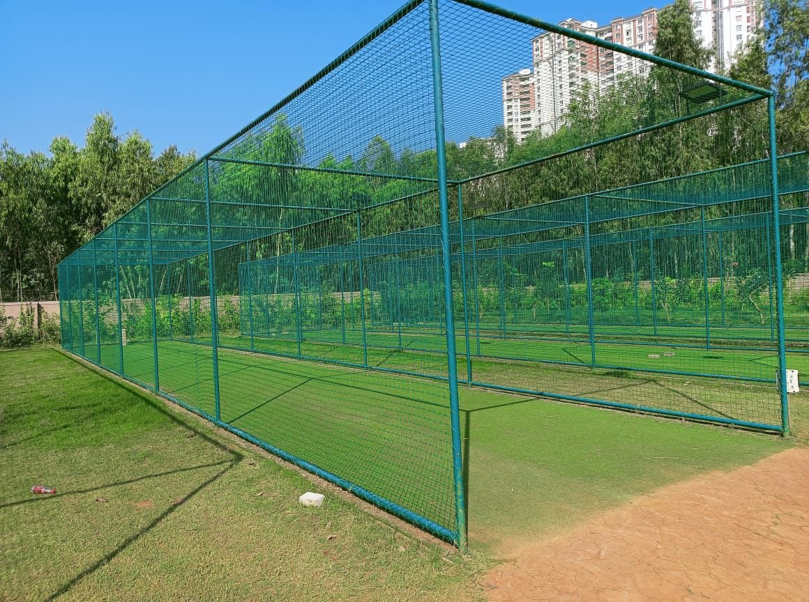 Cricket Net Installation 1